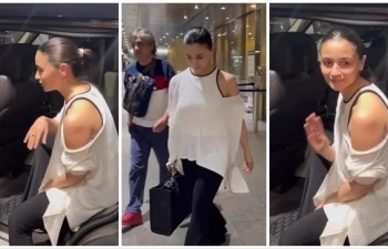 Alia Bhatt: रात में कोरिया से लौटने पर आलिया भट्ट के एयरपोर्ट लुक ने सबका ध्यान खीचा अपनी ओर