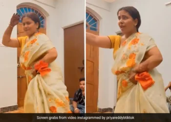 धीरे-धीरे से मेरी जिंदगी में आना…पर भाभी जी ने साड़ी में अपने डांस से मचाया तहलका, जमकर हुई तारीफ, लोग बोले- एकदम ज़हर