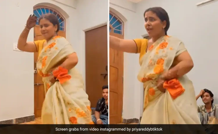 धीरे-धीरे से मेरी जिंदगी में आना…पर भाभी जी ने साड़ी में अपने डांस से मचाया तहलका, जमकर हुई तारीफ, लोग बोले- एकदम ज़हर