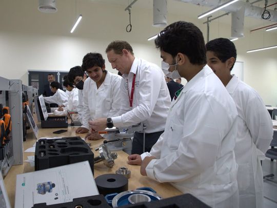 Now, vocational training at Emirates National Schools